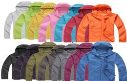 2020 NUEVO SUMER Mensor para hombre Rain Jacket Coats Outdoor Casual Castaor a prueba de viento e resistente al agua Cazas faciales de protección solar Black8311188