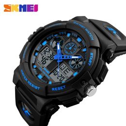 2020 NIEUWE top luxe heren horloges Skmei Waterdicht Goedkope Digitale Horloge 5 kleur Sport Horloges orologio di luso302W