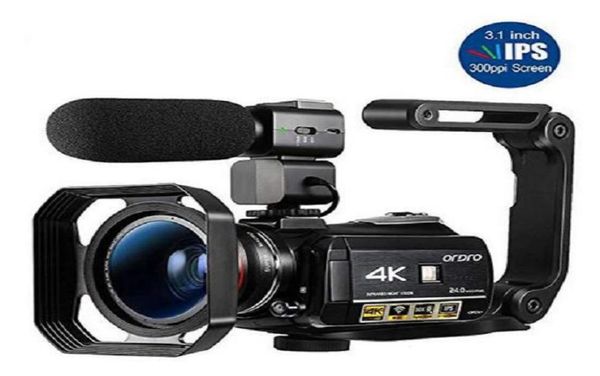 2020 NOUVELLE CAMÉRICE VIDÉO 4K CAMCORDER ORDRO AC3 24FPS 30X Digital Zoom Vision Night Wifi Camara Filmadora Vlog Camera4980185