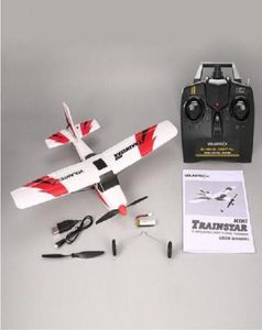 2020 NUEVO VOLANTEX V7611 Mini avión de control remoto de 24 GHz Ala fija Drone Trainstar 3Ch 6Axis Plane RTF para niños Regalo presente1192489