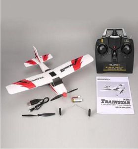 2020 NOUVEAU VOLANTEX V7611 24 GHz Mini Remote Control Airplan Fixe Wing Drone Trainstar 3CH 6Axis Plan RTF For Kids Gift Present4586069