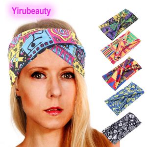 Haaraccessoires Nieuwe Wind Cross Twisted Hairband Ladies Hoofdband Turban 6pieces/Lot Caps