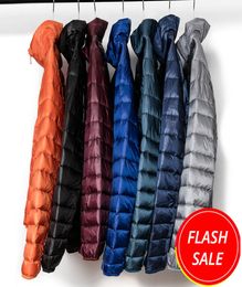2020 New Winter Fashion Brand Ultralight Duck Down Jacket Mens Packable Streetwear Coather Feather Feather Imploud Men Whares Cloth C10013519829