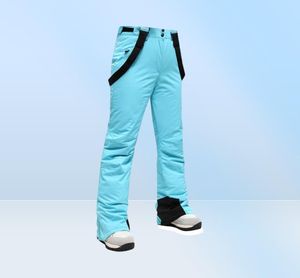 2020 nouveau pantalon de Ski d'hiver femmes en plein air de haute qualité coupe-vent imperméable chaud pantalon de neige hiver Ski snowboard pantalon Brand6672753