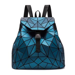 2020 nouvelles femmes sac à dos mode holographique Bao sacs à dos femme étudiant géométrie sac femme sacs de voyage Shopping sac à dos