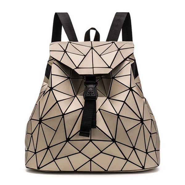 2020 nouvelles femmes hologramme sac à dos sacs à dos géométriques filles voyage sacs à bandoulière pour femmes fourre-tout concepteur de luxe mochila mujer X052220i