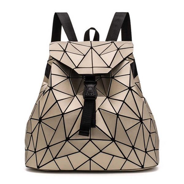 2020 nouvelles femmes hologramme sac à dos sacs à dos géométriques filles voyage sacs à bandoulière pour femmes fourre-tout concepteur de luxe mochila mujer X052298U