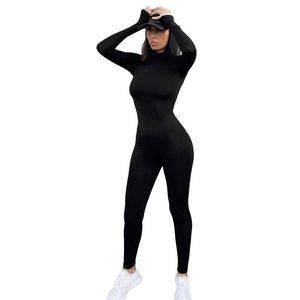 2020 nouvelles femmes Sport costume Yoga ensemble à manches longues mince taille haute hanche-levage sport combinaison Jogging Fitness salopette