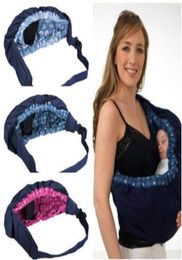 2020 Recién nacido Baby Carrier Swaddle Sling Infantil Enfermería Papoose Pouch de transporte frontal Envoltura de algodón puro Alimentación de alimentación LJ200914168267