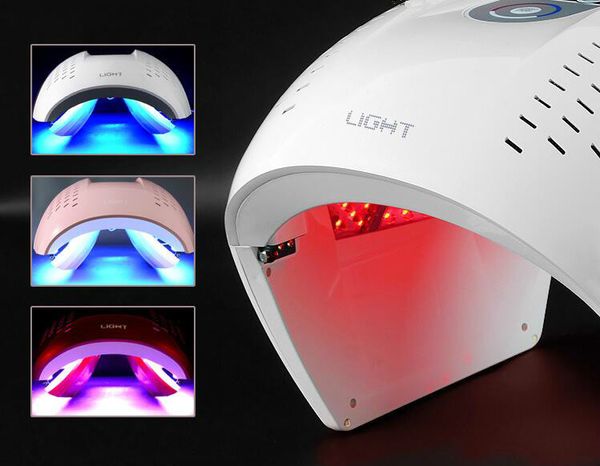 2022 plus récent 4 couleurs infrarouge lointain PDT lumière LED thérapie photodynamique pour la peau visage rajeunissement rides acné enlèvement beauté Machine