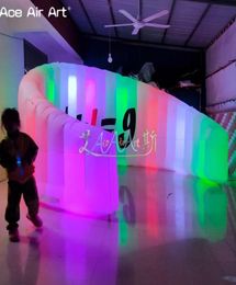 2020 NOUVELLEZ LED LED PO Wall PO Booth PO Booth DJ Booth Trade Show Divider avec 10 PCS Spotlights sur Discount8847500