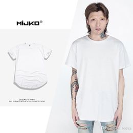 Camiseta Newt para hombre, camiseta de hip hop rock, camiseta de mezcla de algodón, camiseta extendida para hombre, camiseta harajuku, ropa de calle para hombre, tops