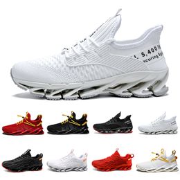 2021 Zapatillas de running sin marca para hombre Chaussures Triple Negro Blanco Rojo Zapatillas de deporte para hombre Jogging al aire libre Caminar Zapatillas deportivas 39-44 Estilo 12