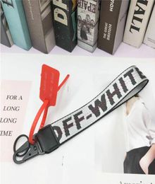 2020 Off canvas mobiele telefoon Key Chain European en American Tide Brand Jeans met polscamera hanger witte riem 3525cm6093082