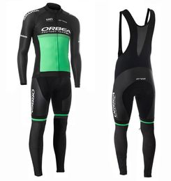 2020 Orbea TEAM cyclisme Maillot long 19D gel pad pantalon de vélo ensemble Quich sec VTT Ropa Ciclismo manches longues vélo Maillot culotte1895453