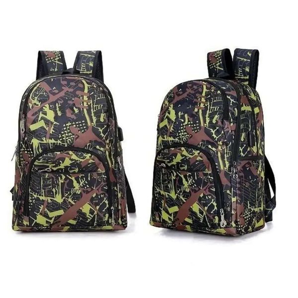 2020 Sacs OUT 2024 Meilleure porte Sacs extérieurs Camouflage Travel Sac à dos Oxford Frein Chaîne Middle School Sac Sac de plusieurs couleurs x Porte