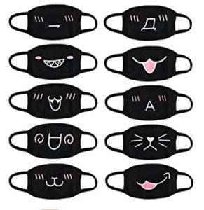 2020 Party Anime Bear Mask Adult Kids Fun Fancy Dishy Face Masque Masque Masque réutilisable Coton Vente à Tér