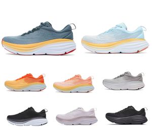 2023 One Bondi 8 Chaussures de course de route Légeur longue distance Chaussure de coureur de longue distance et femmes Yakuda Sneakers Dropshiping Accepted Lifestyle Footwear