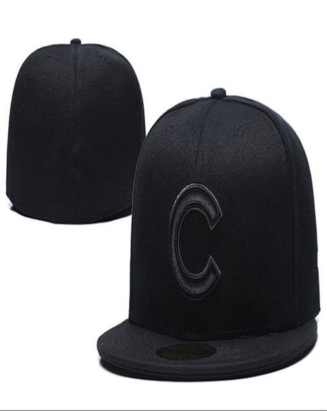 2020 Chicago Hip Hop Men039s Sport Team Fitted Caps sur champ complet Full Fermed Color Coumbs Taille Baseball7921616