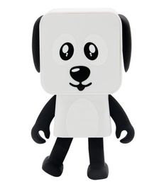 2020 Portable Dancing Dog Toy Bluetooth -luidspreker Draadloze stereomuziekspeler Luidspreker voor iPhone Samsung met Retail Box T8562035