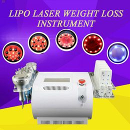 2022 Portable Lipo Laser Cavitation Machine RF Radiofrequentie Huid aanscherpend Huisgebruik RF Facial Vacuüm 9 in 1 Machines CE/DHL