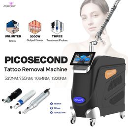2024 Professionele Picolaser Tattoo Removal Machine Beauty Spot Laser Pigment Verwijder 3 sondes apparatuur CE