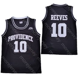 2020 Providence Friars Basketball Jersey NCAA College 10 Reeves Blanc Noir tout cousu et taille de broderie S-3XL 244F
