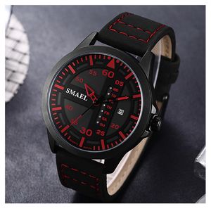 2020 Relojes de cuarzo Pulsera de cuero Relojes para hombres Reloj analógico digital informal para hombres relogio 1315 Relojes deportivos militares Waterproof193Z