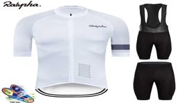 2020 Rapha Cycling Set Man Cycling Jersey Short Sleeve Bicycle Clothing Kit MTB Bike Wear Triathlon Uniforme7933313