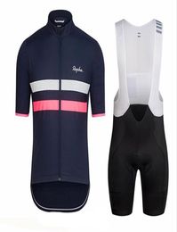 2020 Rapha Team été cyclisme vêtements hommes ensemble VTT vêtements respirant vêtements de vélo à manches courtes cyclisme Jersey ensembles Y037619850