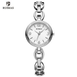 2020 RUIMAS montres à Quartz de luxe femmes Bracelet en argent montre-Bracelet élégante dame femme montre étanche relojes de lujo para mujere276U