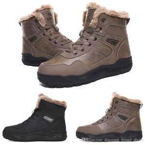 Bottes Vente Date designer pattern5 doux noir gris Plus velours chaud homme garçon hommes bottes hommes Baskets Botte chaussures de marche en plein air