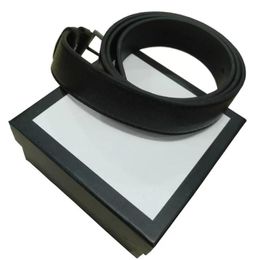 2020 venta nuevo 3 4 CM 3 8 CM cinturón negro para mujer Cinturones de negocios de cuero genuino caja especial bolsa de polvo bolsa de papel de regalo factura ribb299z