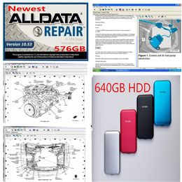 2020 Selling V10 53 Alldata Software in 640GB HDD usb3 0 Snel Alle data Hoge kwaliteit Harde schijf Alldata306D
