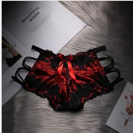 2020 Mutandine di pizzo da donna sexy Slip a vita alta Biancheria intima Lingerie Mutandine perizoma G-String281Q