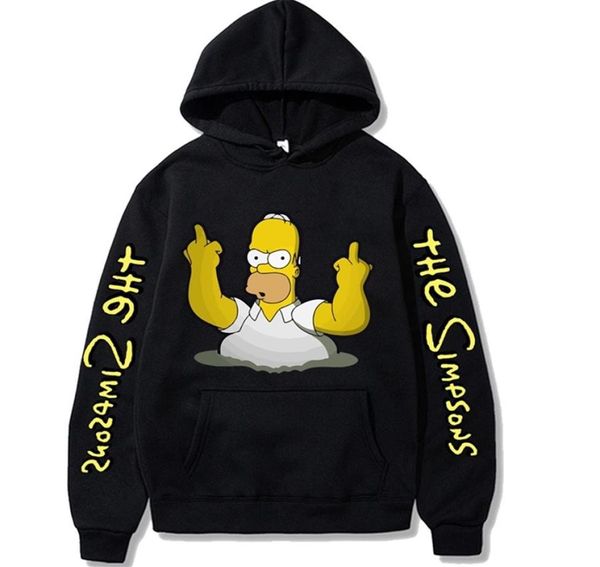 2020 Simpson Hoodies streetwear the Simpson Sweatshirt Fashion Fashion Autumn Winter Hip Hop Hop Holever189C9221781