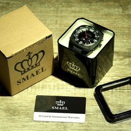 2020 SMAEL merk Mannen Analoge Digitale Mode Militaire Horloges Waterdichte Sport Horloges Quartz Alarm Horloge Dive relojes WS1008209M