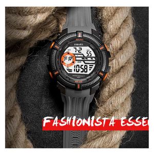 2020 Smael Brand Sport Watches Militaire Smael Cool Watch Men Big Dial S Thock Relojes Hombre Casual LED Clock1616 Digital313p
