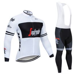 2020 Lente Autumn Collection Nieuwe Yellow Cycling Jersey Lange Mouwen Heren Outdoor Racing Fiets Jersey Ropa Ciclismo Set