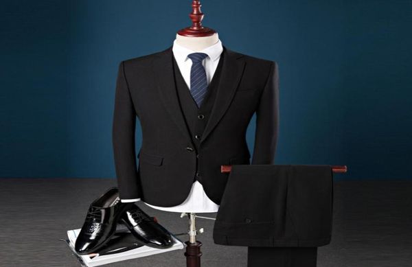 Novedad primavera 2020, traje ajustado para hombre, trajes de boda para novio, vestido de esmoquin, chaqueta para hombre con un botón, púrpura, negro, azul 10061529997