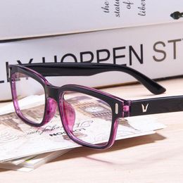 Mode Zonnebril Frames 2021 Square Brillen Frame Prescription Eyewear Spectacle Bril Optische Merk Eye for Men / Women Rivet V