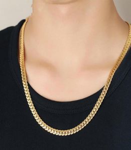 2020 en acier inoxydable Hip Hop Boyfriend Gift Men S Whole Man Chain Gold Chain Figaro Colliers en relief mâle Chocker Wholeale EMBOed 2350517