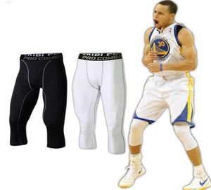 2020 pantalones elásticos Ejercicio de secado rápido Pantalones ajustados de fitness Baloncesto masculino Ejecución de entrenamiento de compresión Pantalones cortos ajustados 5009785