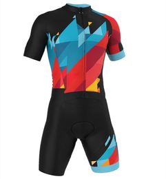 2020 Men d'été Femmes Triathlon Suit Triatlon Cycling Jersey Skinsuit Ropa Ciclismo Rode Rate Racing Bike Clothes Jumpsuit8800661