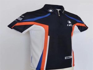 2020 Zomer Nieuwe polo shirt stand -up kraag shortsleeved t -shirt motorfiets jersey racepak casual top polyester quickdrying b4733443