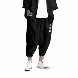 2020 Joggingbroek Streetwear Lente Herfst Hip Hop Harembroek Heren Casual Chinese Stijl Oversize 6XL Joggers Trouers P6wS #