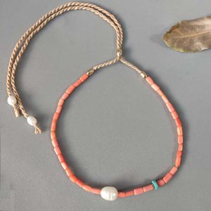 2020 doux mode collier rose perles de corail perle d'eau douce femmes vêtements décoration accessoires saint valentin cadeaux