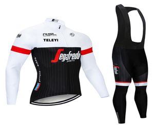 2020 Terking Men Cycling Vêtements Ropa Ciclismo Bike Jersey Set à manches longues Jersey Gel Pad Bib Pantalon Pantalon 4227596