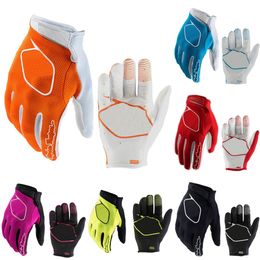 Guantes de Motocross guantes para carreras de motos con dedos completos MTB BMX ATV guantes para montar en bicicleta deportes hombres y mujeres