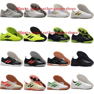 2021 chaussures de football pour hommes de qualité Copa 19.1 IC TF crampons d'intérieur en cuir 19 chaussures de football Tacos de futbol